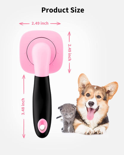 Dog Brush & Cat Brush- Slicker Pet Grooming Brush- Shedding Grooming Tools