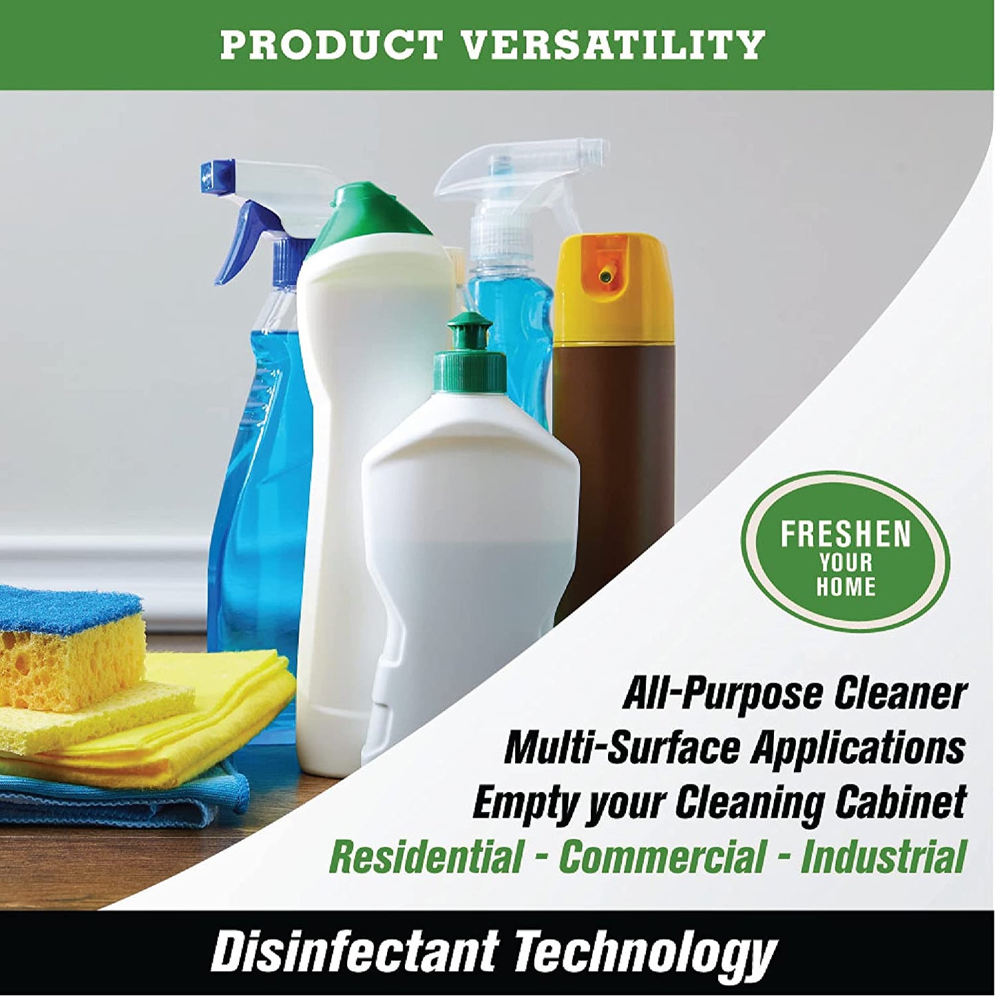 Hospital Disinfectant, Odor Eliminator & All-Purpose Cleaner, 1 Gallon