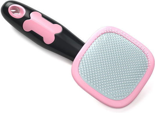 Dog Brush & Cat Brush- Slicker Pet Grooming Brush- Shedding Grooming Tools