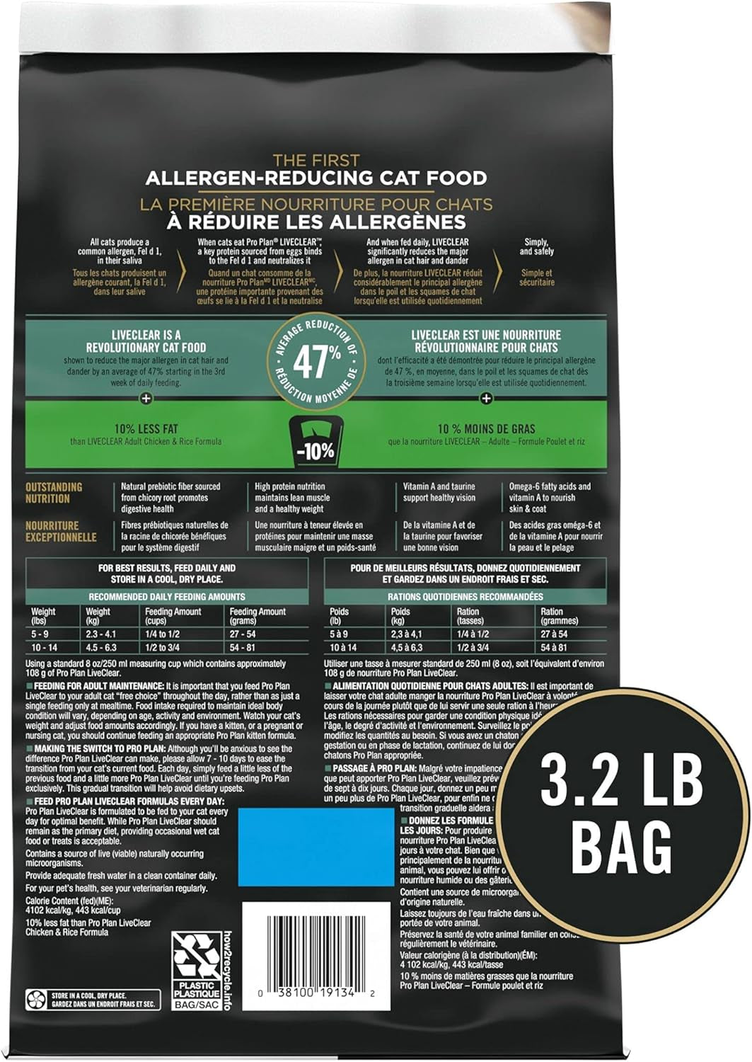 Liveclear with Probiotics Allergen Reducing Indoor Turkey & Rice Adult Dry Cat Food