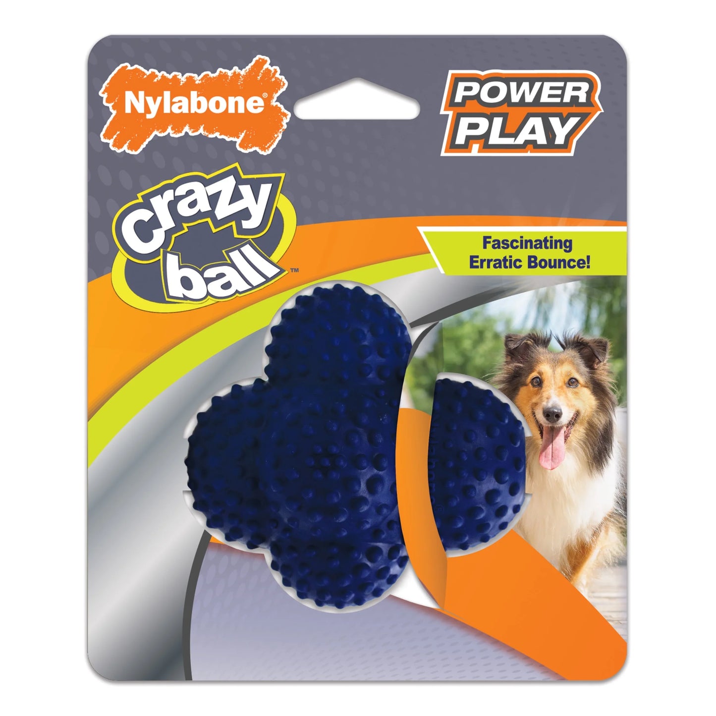 Power Play Ball for Dogs Crazy Ball Large/Giant - up to 50 Lbs. (1 Count)