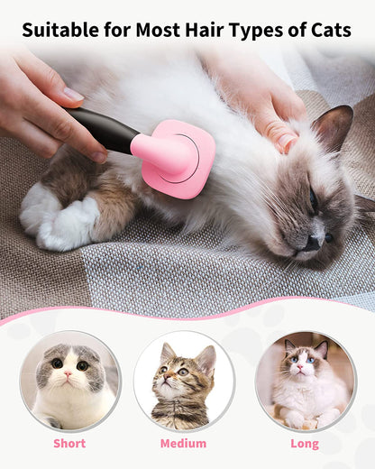 Dog Brush & Cat Brush- Slicker Pet Grooming Brush- Shedding Grooming Tools